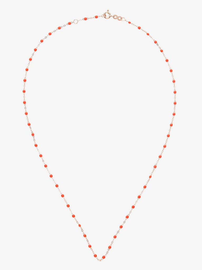 18k Rose Gold Classic Gigi 42 Cm Beaded Necklace