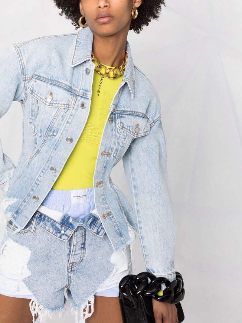 Distressed Denim Jacket