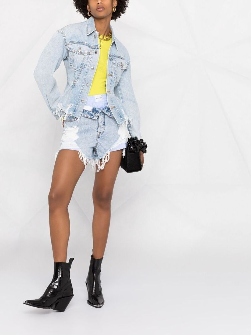 Distressed Denim Jacket
