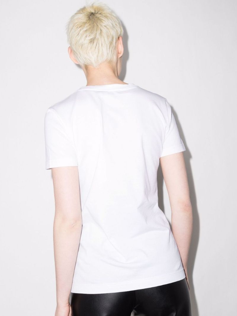 Logo Heart Print Cotton T-shirt