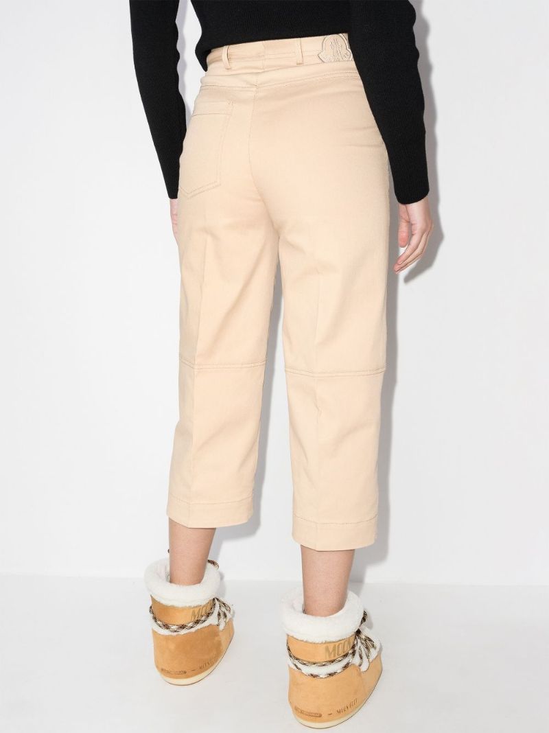 Cropped Straight-leg Trousers