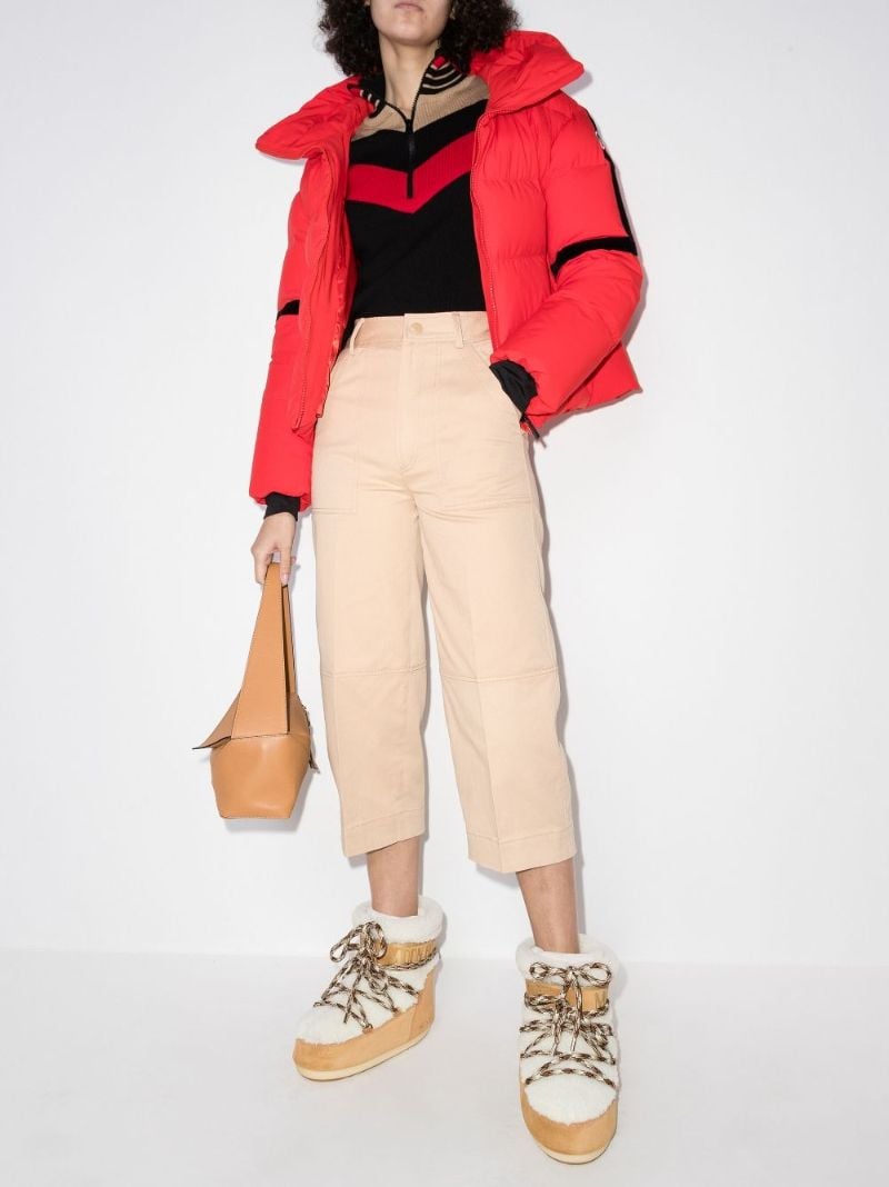Cropped Straight-leg Trousers