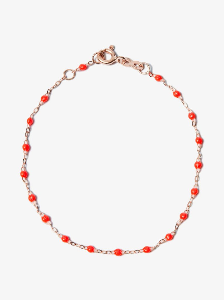 18k Rose Gold Classic Gigi 17 Cm Beaded Bracelet