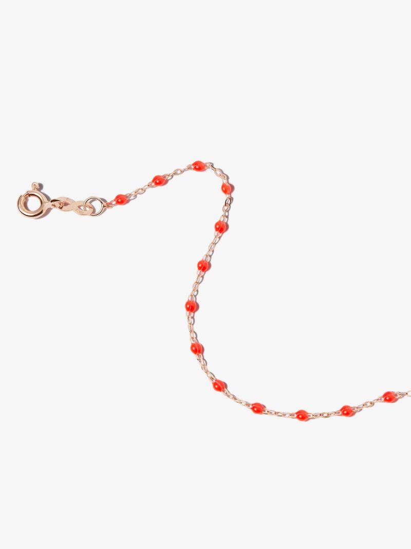 18k Rose Gold Classic Gigi 17 Cm Beaded Bracelet