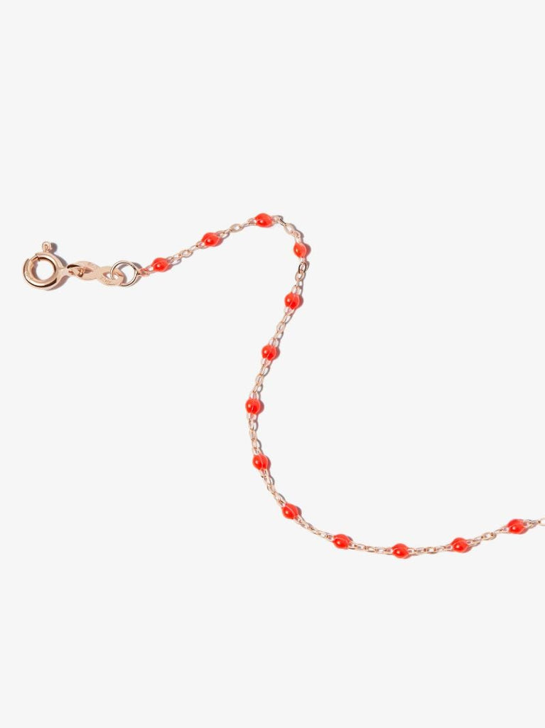 18k Rose Gold Classic Gigi 17 Cm Beaded Bracelet