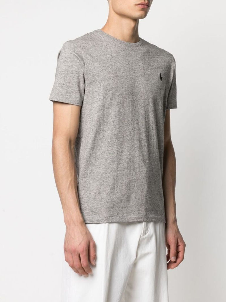 Grey Polo Pony Cotton T-shirt