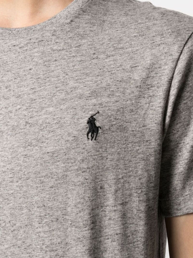 Grey Polo Pony Cotton T-shirt
