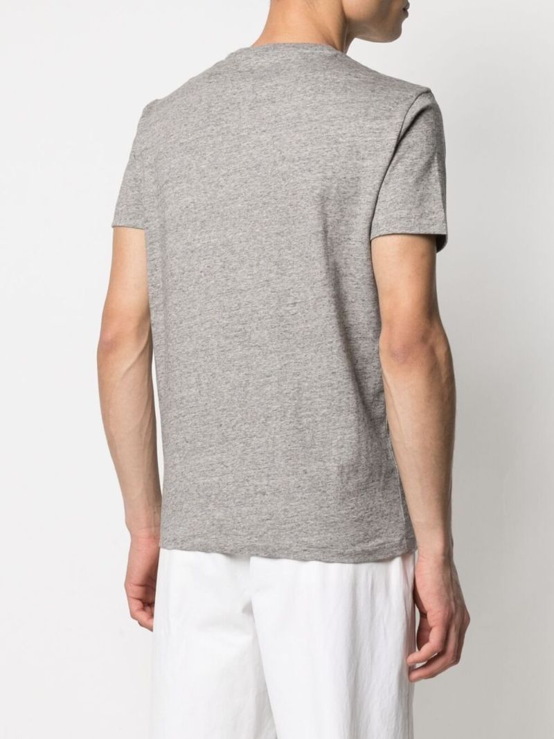 Grey Polo Pony Cotton T-shirt