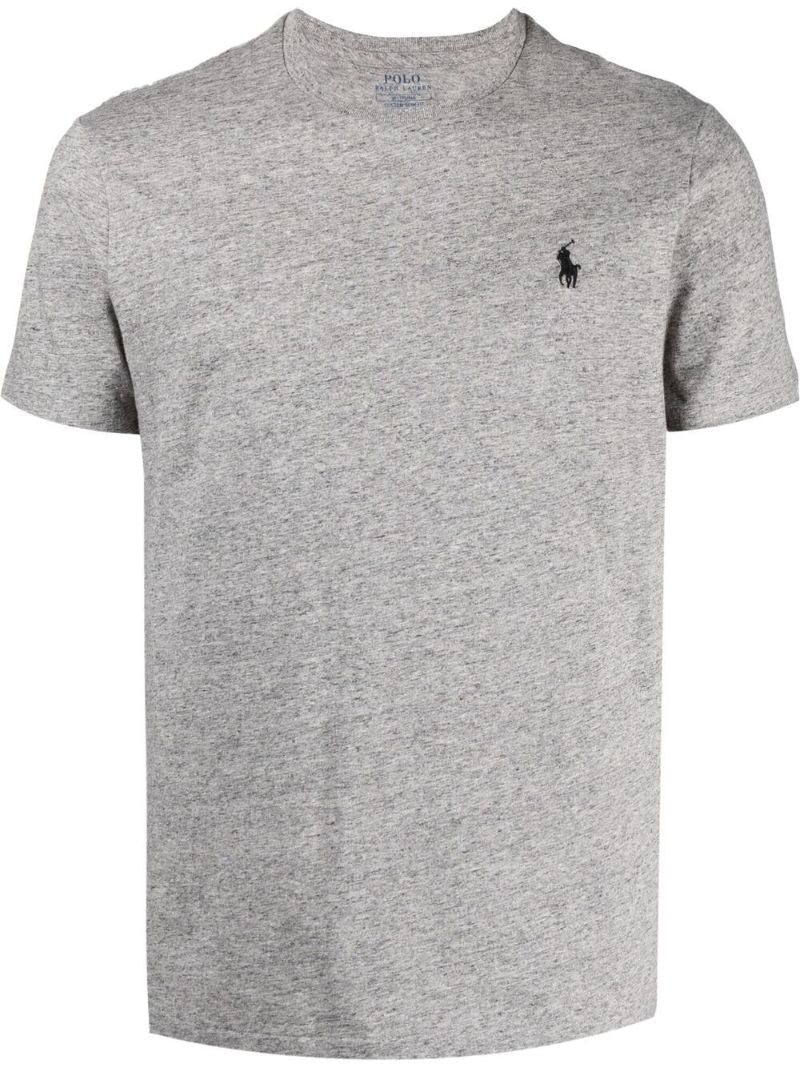 Grey Polo Pony Cotton T-shirt
