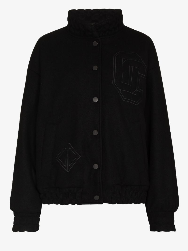 Logo Embroidered Varsity Jacket