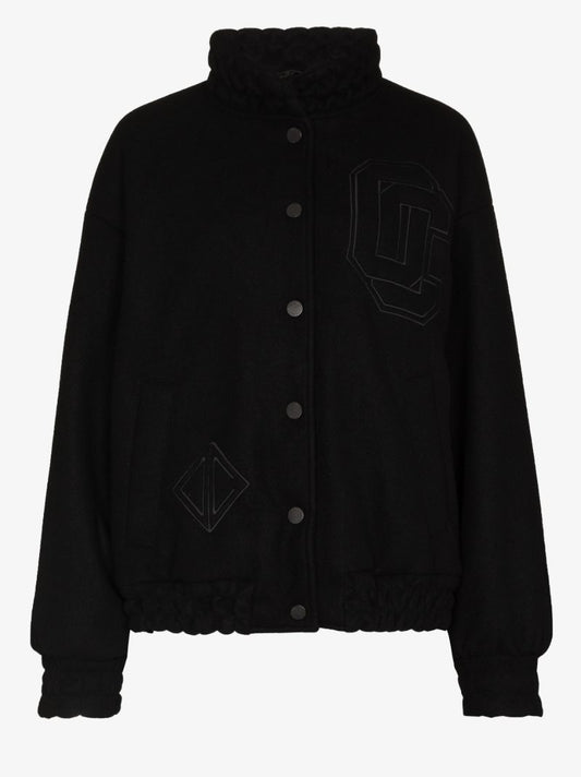 Logo Embroidered Varsity Jacket