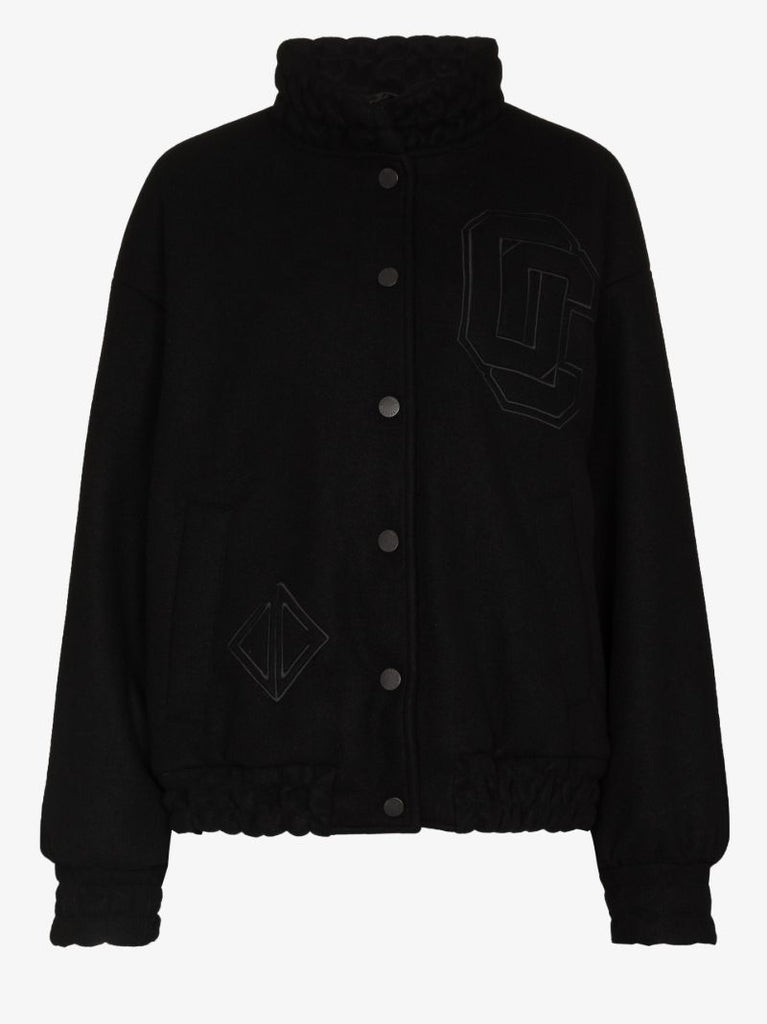 Logo Embroidered Varsity Jacket