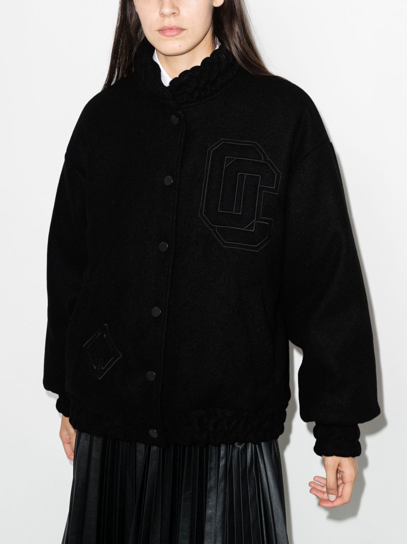 Logo Embroidered Varsity Jacket
