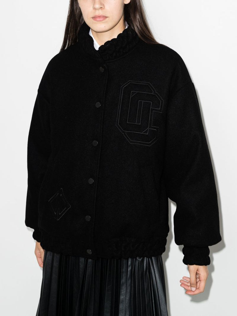 Logo Embroidered Varsity Jacket