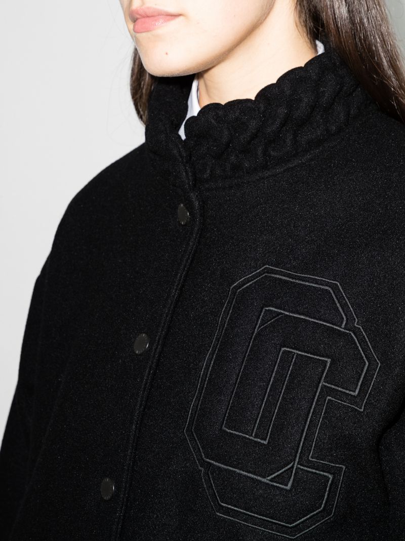 Logo Embroidered Varsity Jacket