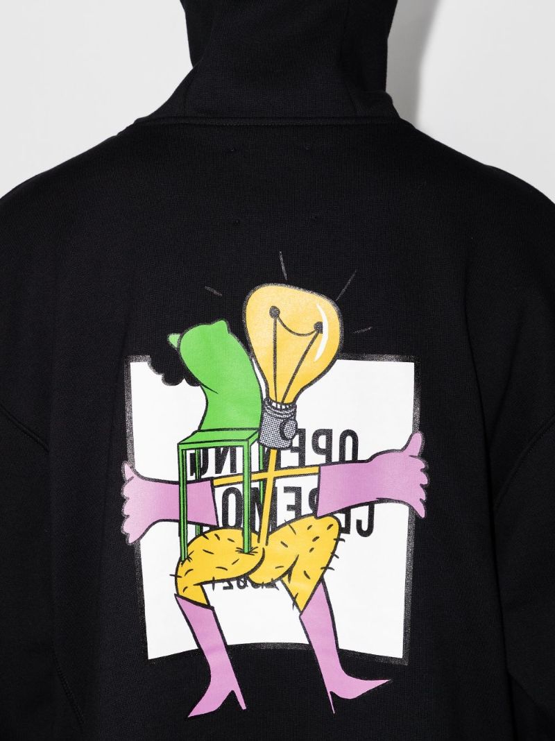 Light Bulb Box Logo Hoodie