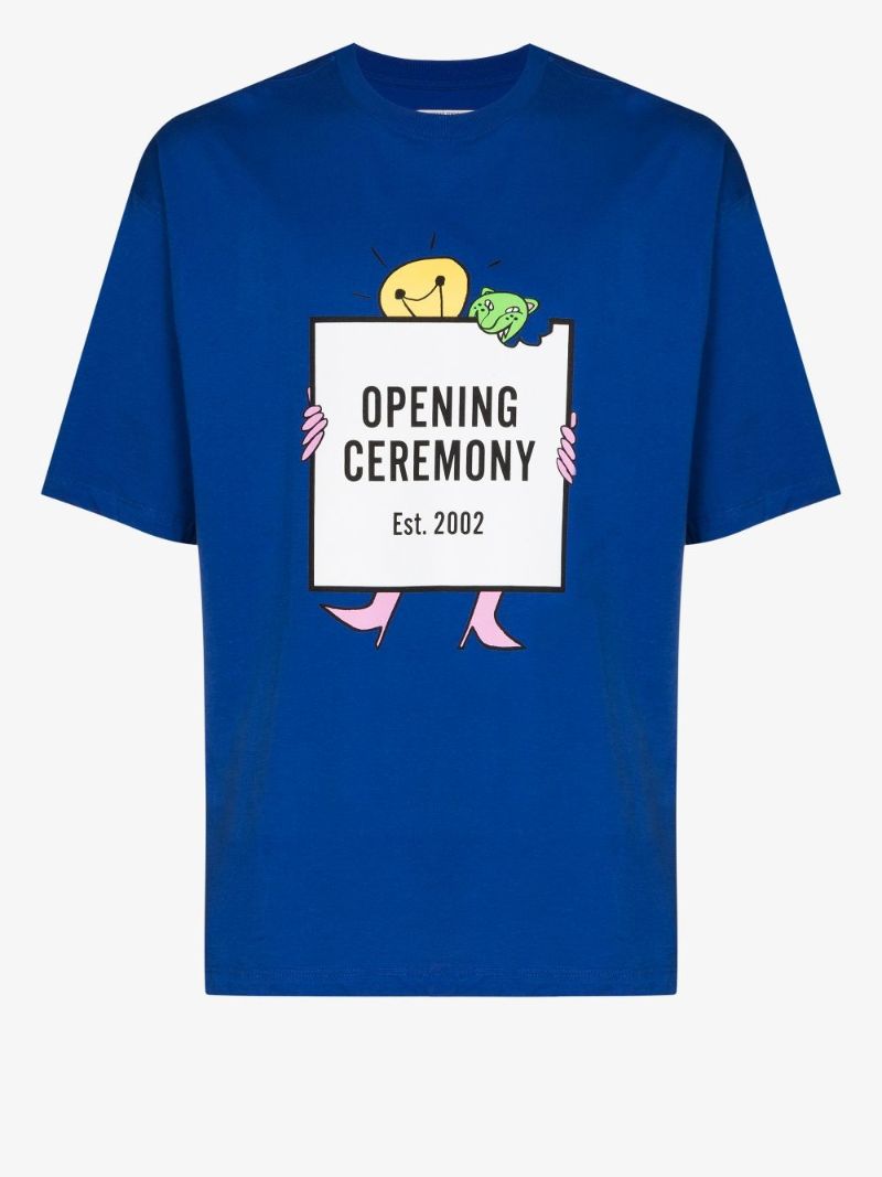 Lightbulb Box Logo Print Cotton T-shirt