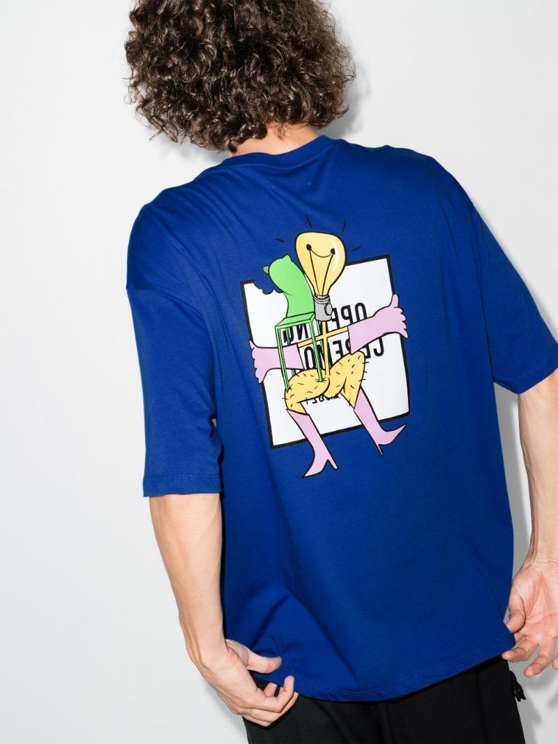 Lightbulb Box Logo Print Cotton T-shirt