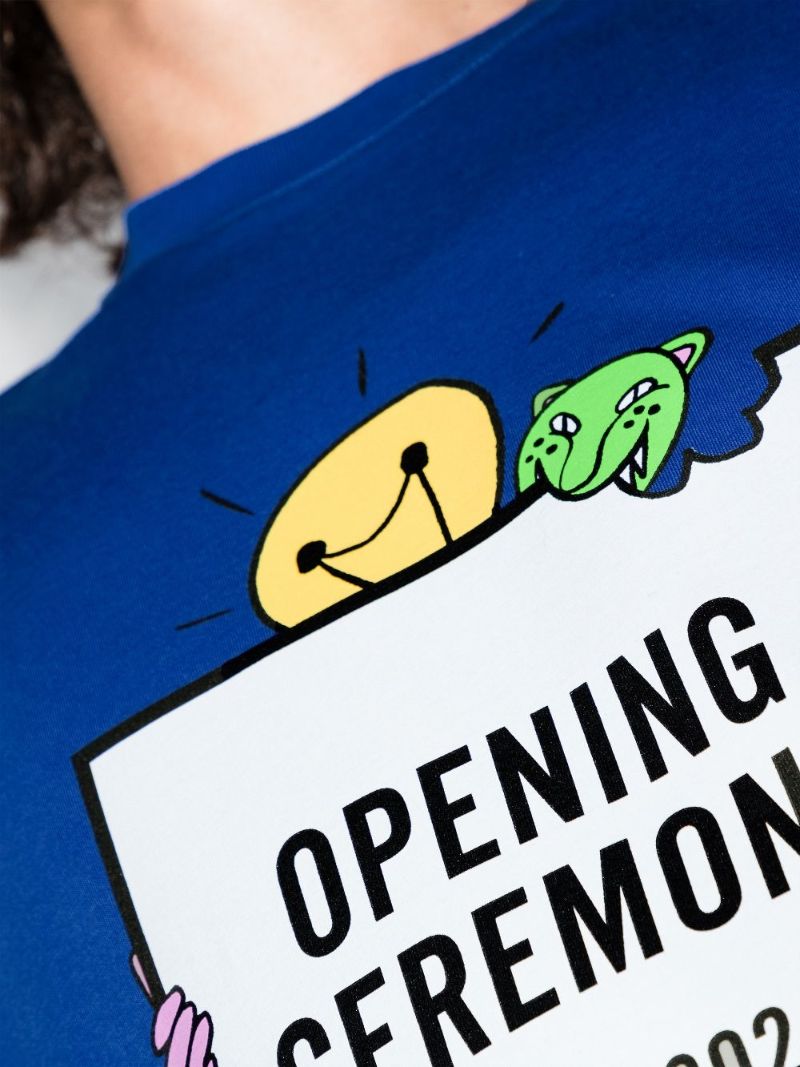 Lightbulb Box Logo Print Cotton T-shirt