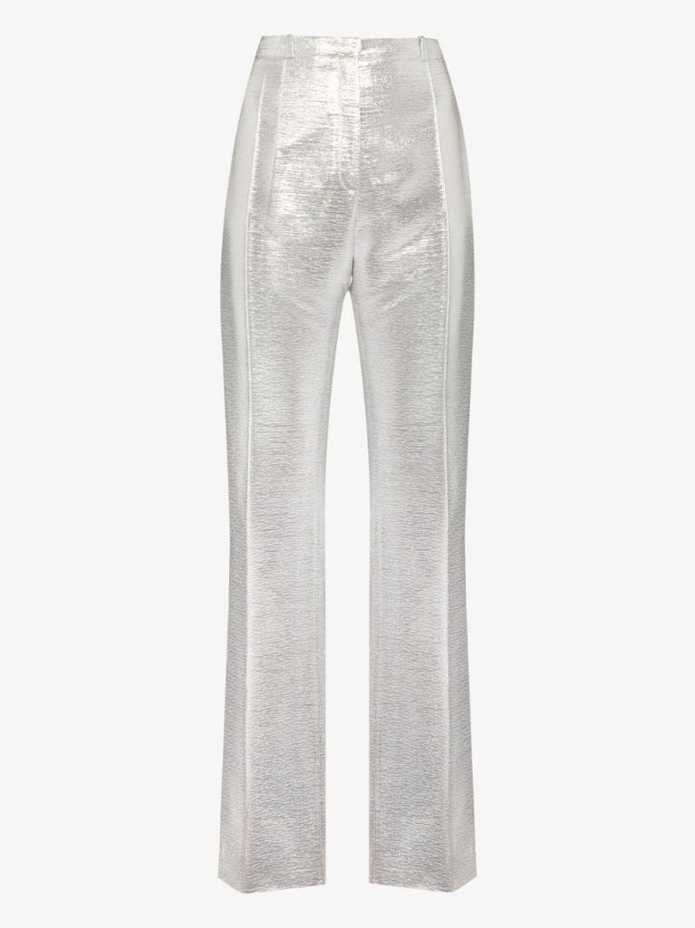 Tailored Metallic Trousers