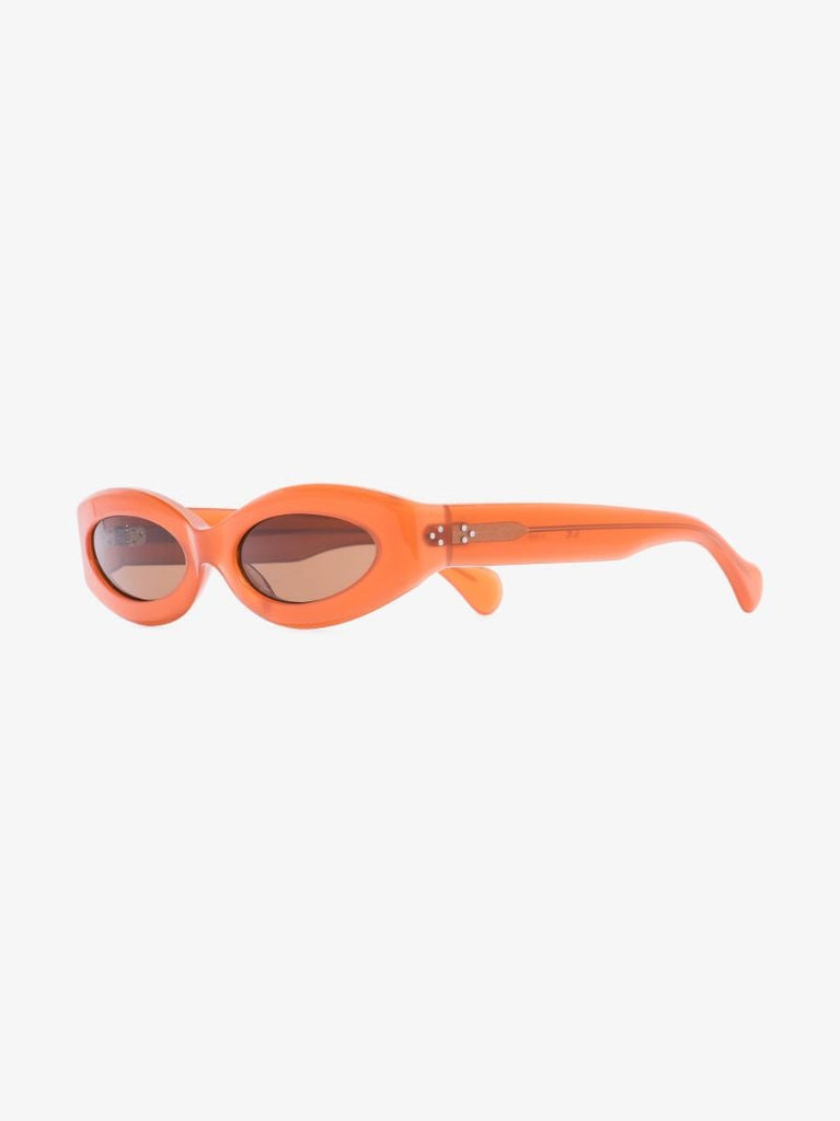Orange Crepusculo Oval Sunglasses