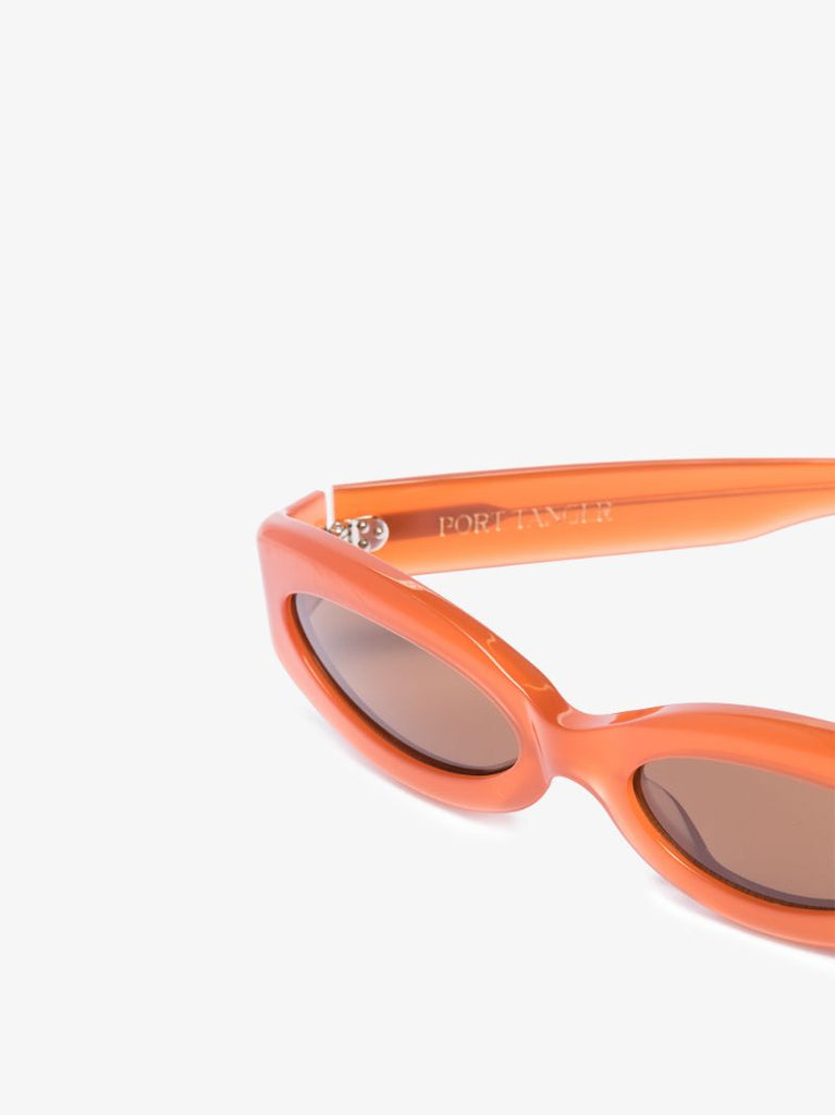 Orange Crepusculo Oval Sunglasses
