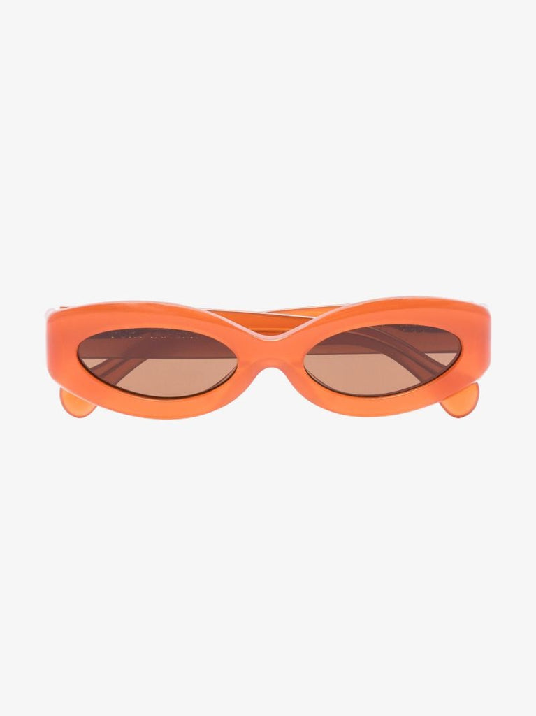 Orange Crepusculo Oval Sunglasses