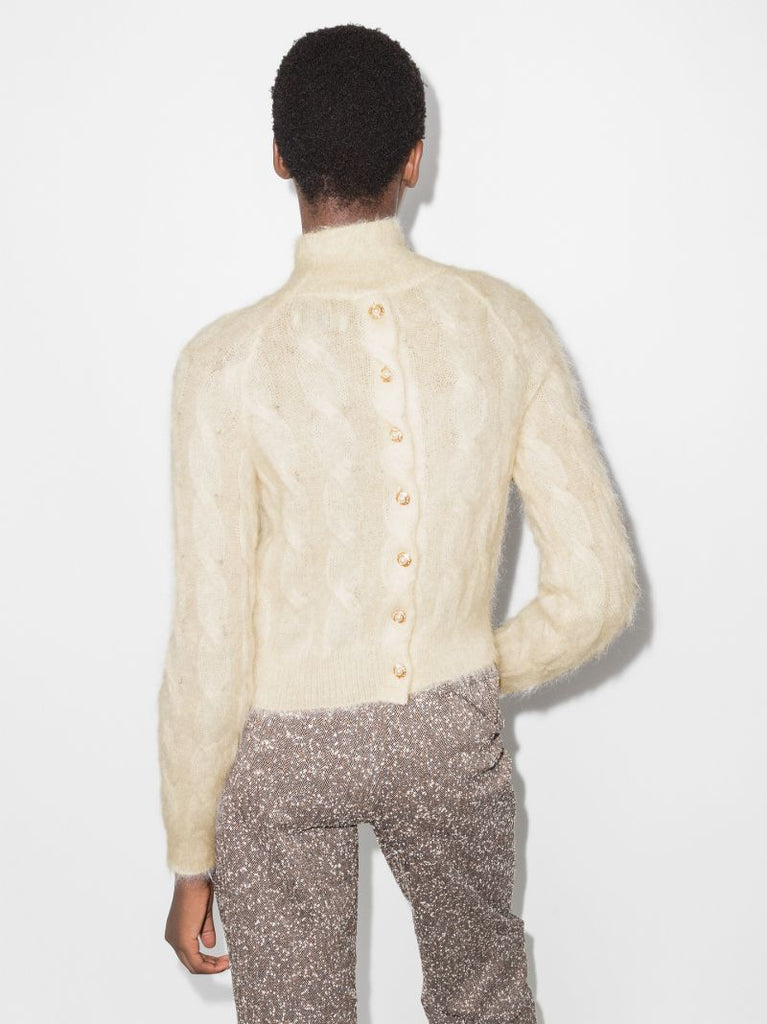 Turtleneck Cable Knit Sweater