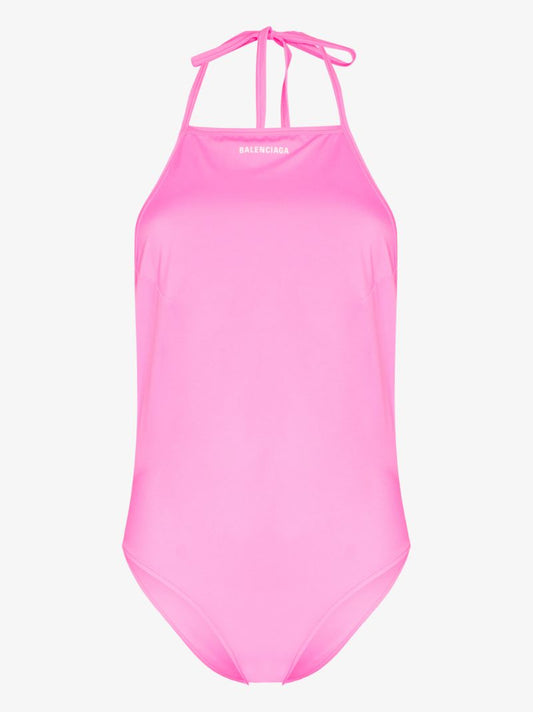 Logo Print Swimsuit