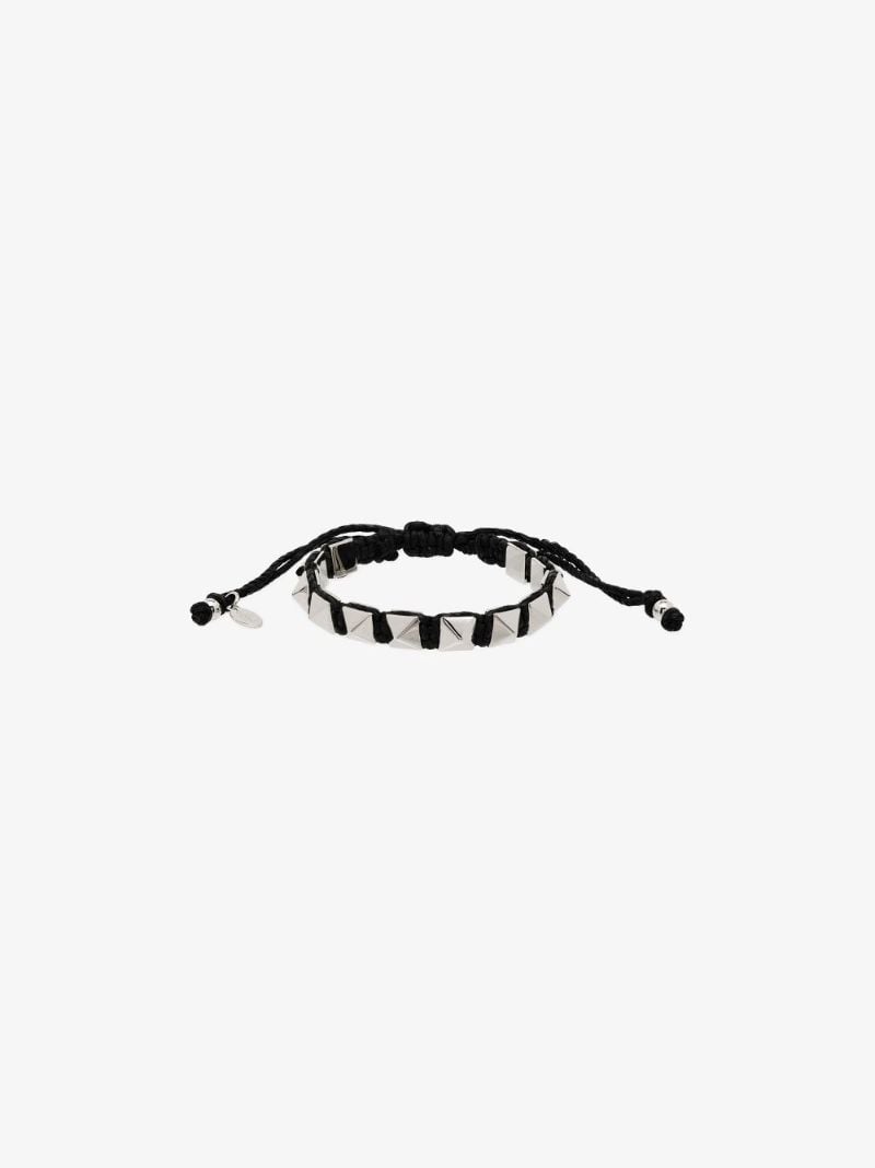 Silver Tone Rockstud Bracelet