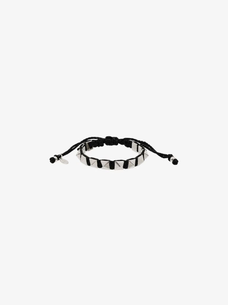 Silver Tone Rockstud Bracelet