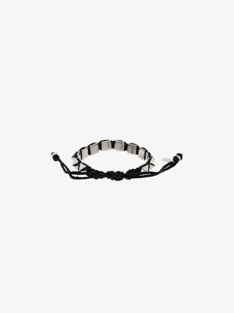 Silver Tone Rockstud Bracelet