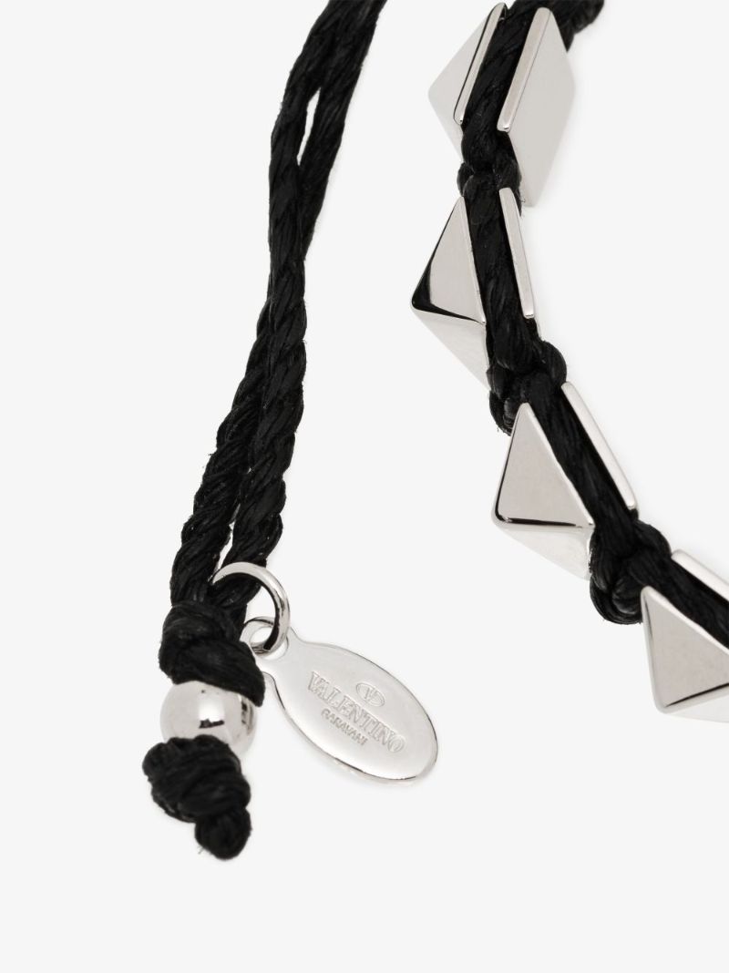 Silver Tone Rockstud Bracelet