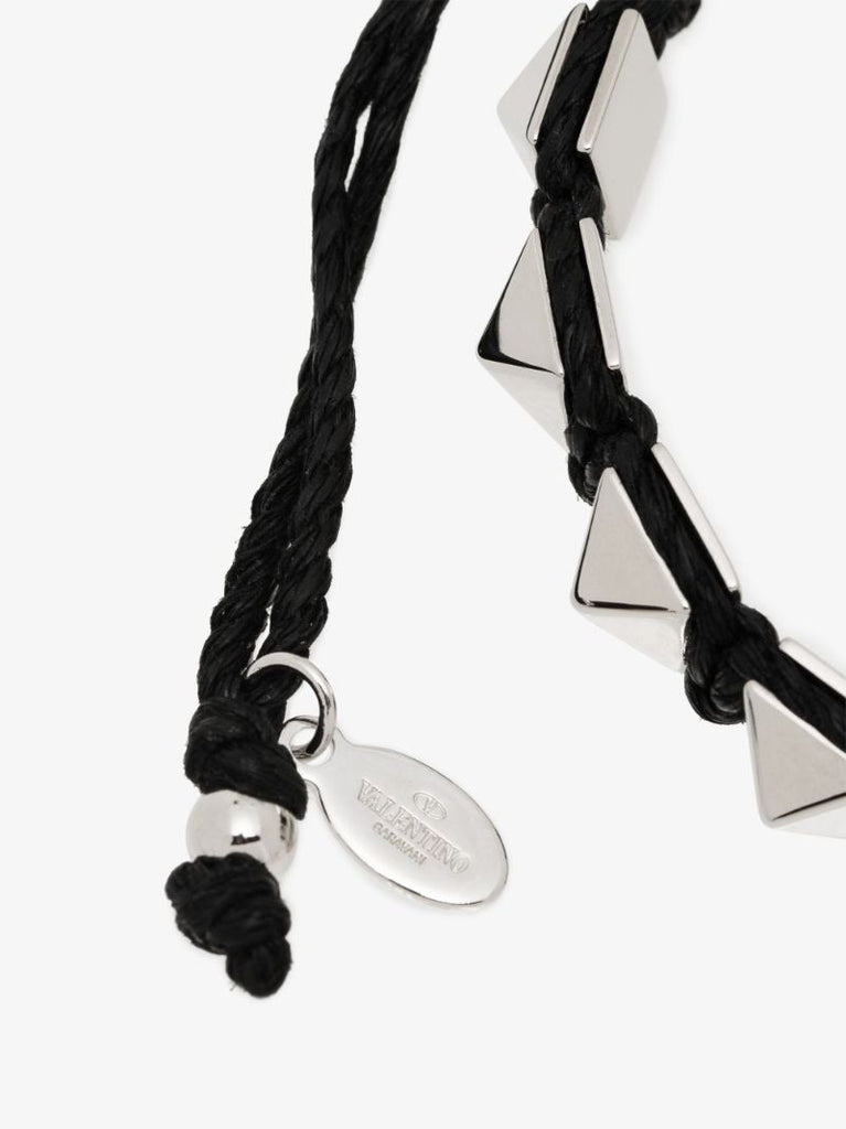 Silver Tone Rockstud Bracelet