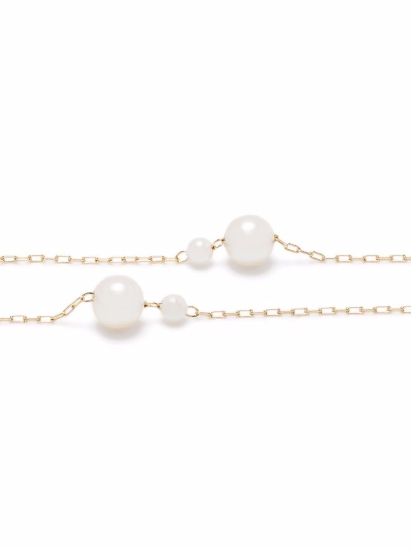 14k Yellow Gold Sea of Beauty Pearl Bracelet