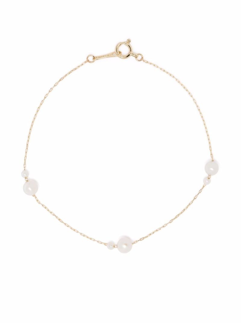 14k Yellow Gold Sea of Beauty Pearl Bracelet