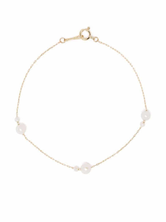 14k Yellow Gold Sea of Beauty Pearl Bracelet