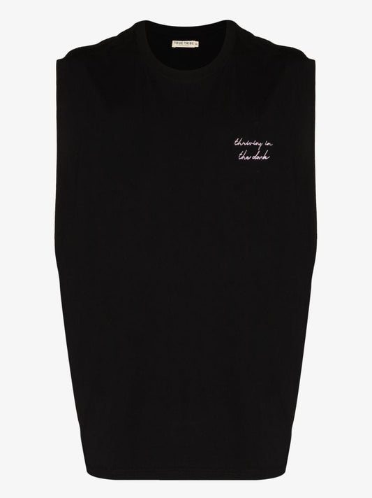 Heath Embroidered Sleeveless T-shirt