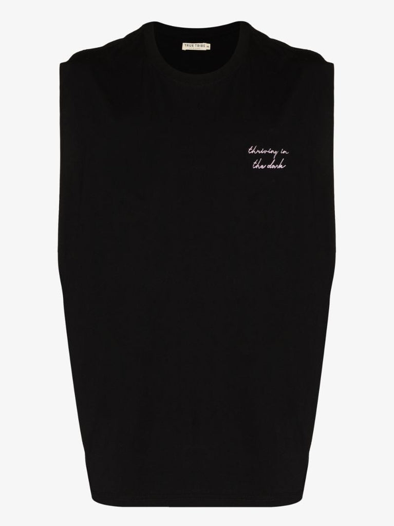 Heath Embroidered Sleeveless T-shirt
