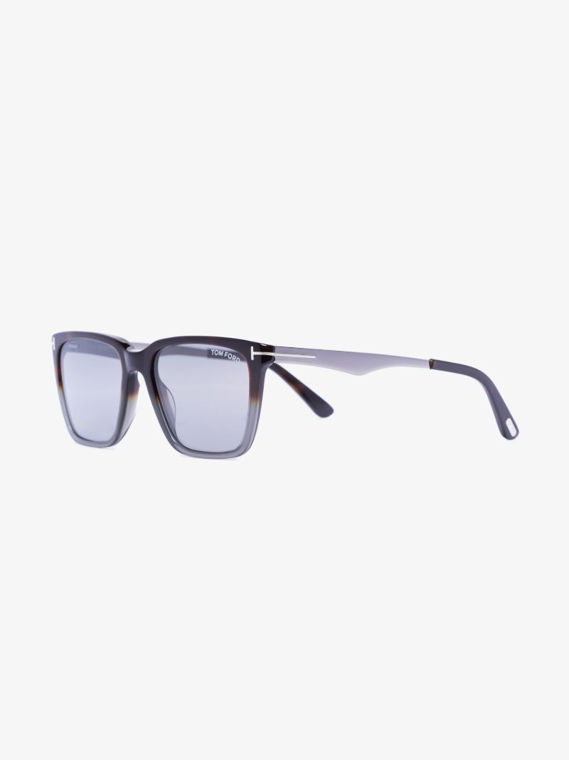 Grey Garrett Tortoiseshell Square Sunglasses