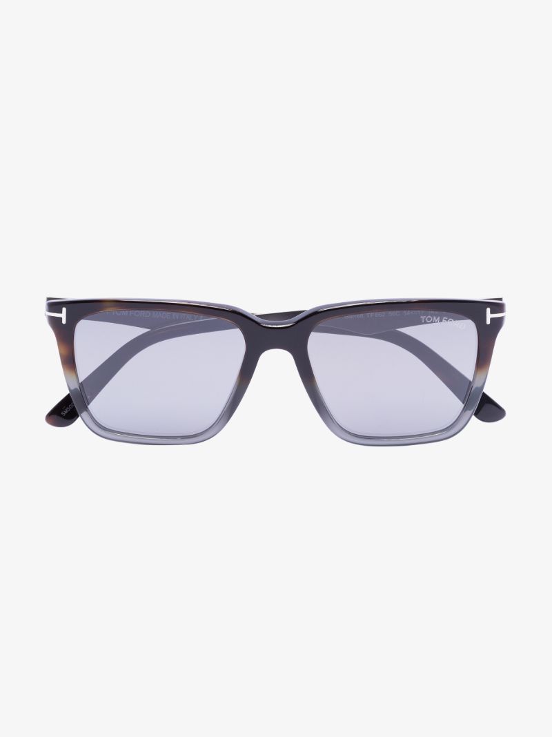 Grey Garrett Tortoiseshell Square Sunglasses