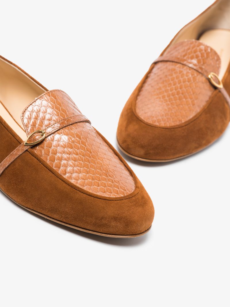 Brown Fabrizio Suede Loafers