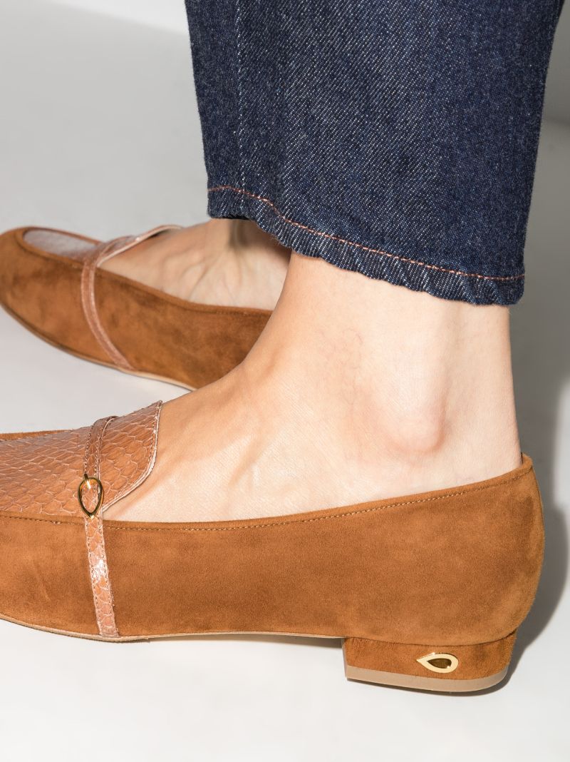 Brown Fabrizio Suede Loafers