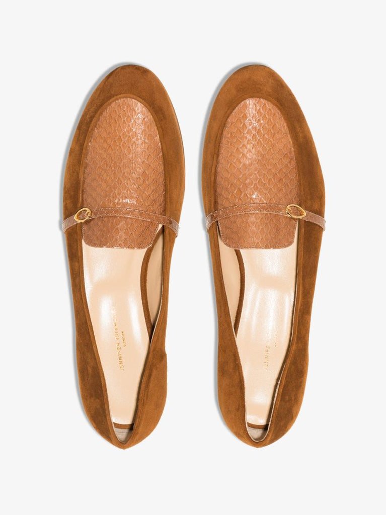 Brown Fabrizio Suede Loafers