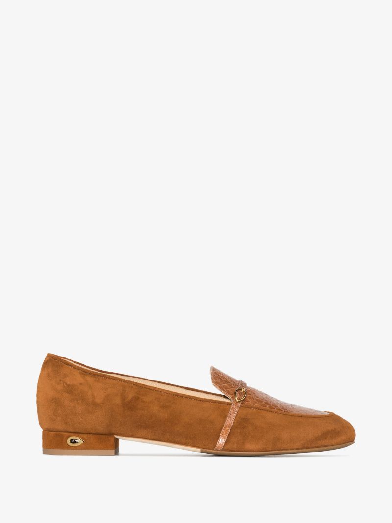 Brown Fabrizio Suede Loafers