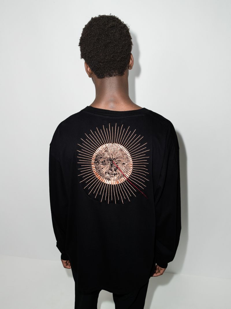 Luca Embroidered Long Sleeve T-shirt