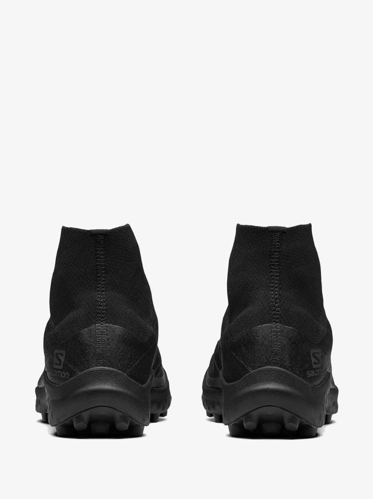 Black Cross High Top Sneakers