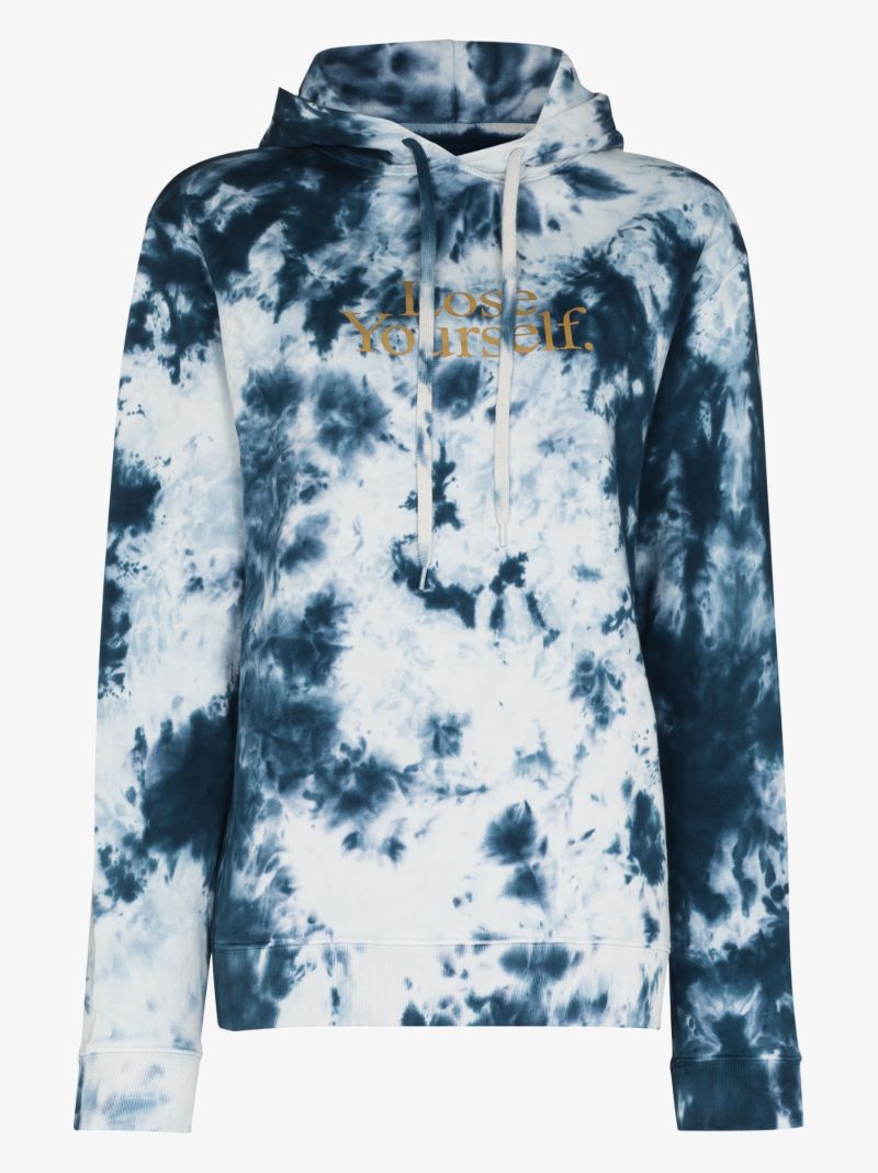 Tie-dye Print Hoodie