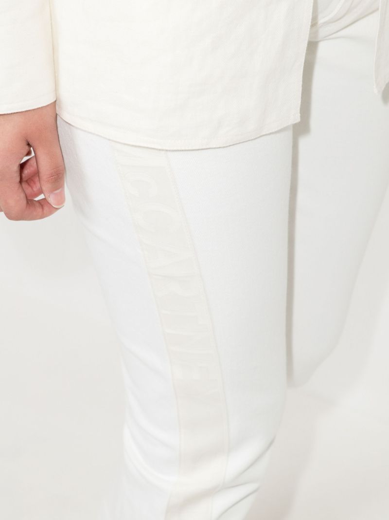 Contrast Stripe Skinny Jeans