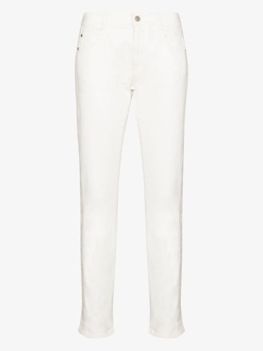 Contrast Stripe Skinny Jeans